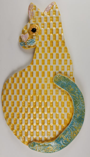 Basket Cat - Artworks by Karen Fincannon