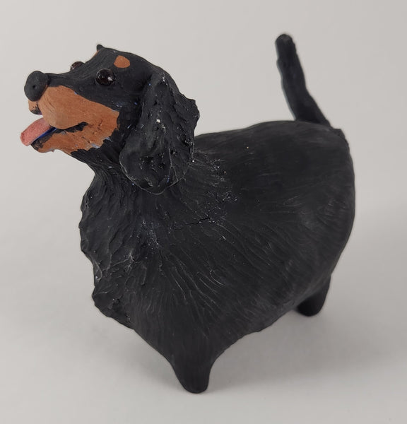 Lucy the Happy Black Dog - Artworks by Karen Fincannon