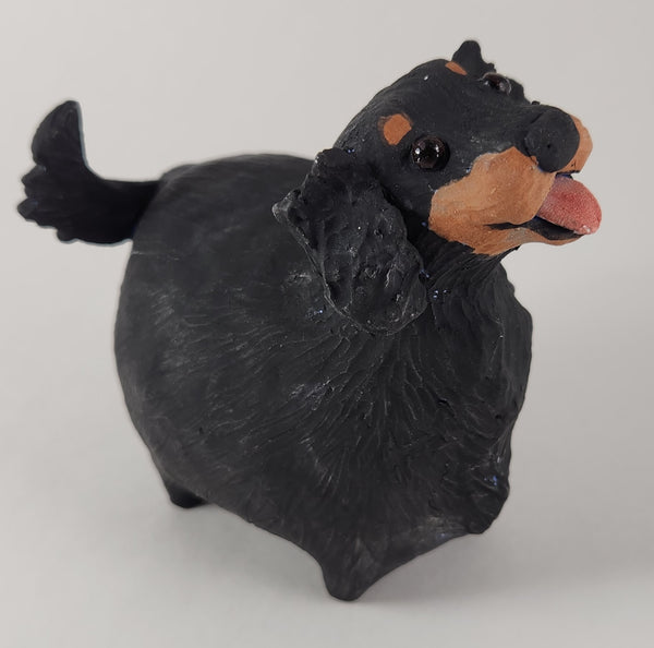 Lucy the Happy Black Dog - Artworks by Karen Fincannon