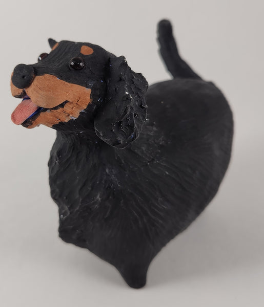 Lucy the Happy Black Dog - Artworks by Karen Fincannon