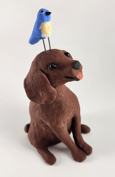 Bethany the Brown Dog - Artworks by Karen Fincannon