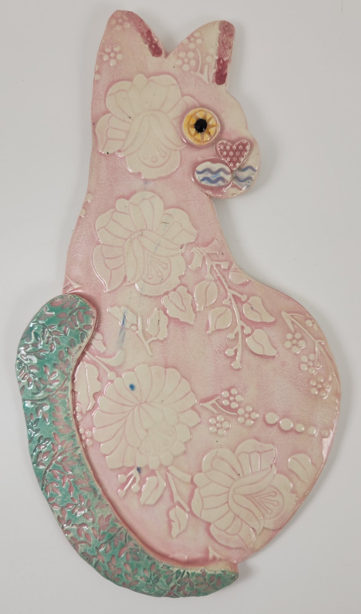 Pink Flower Cat