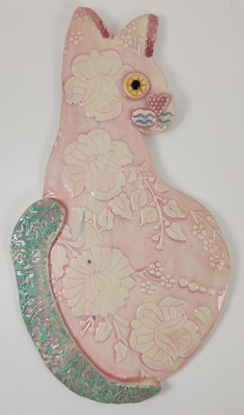 Pink Flower Cat