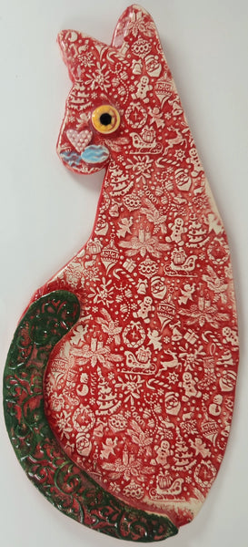 Christmas Collage Cat