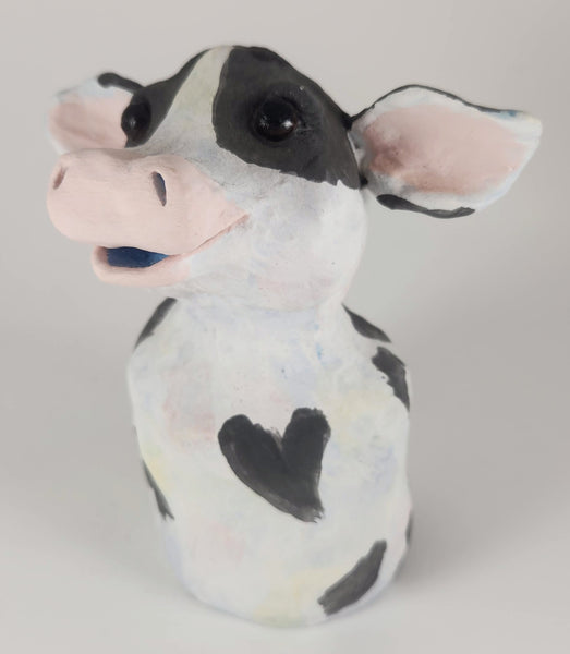 Your Basic Black and White Cow