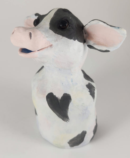 Your Basic Black and White Cow