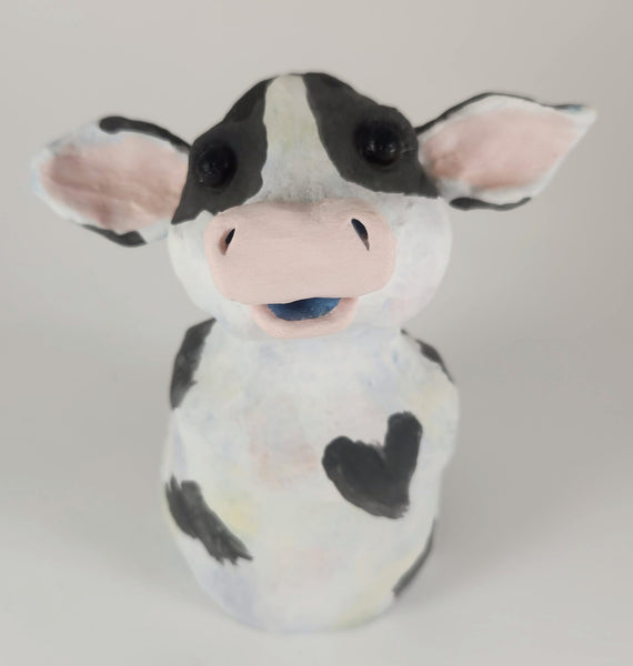 Your Basic Black and White Cow