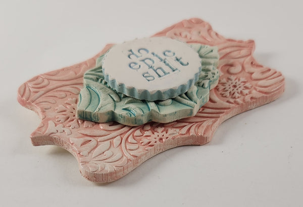 "Do Epic Shit" word plaque - Artworks by Karen Fincannon