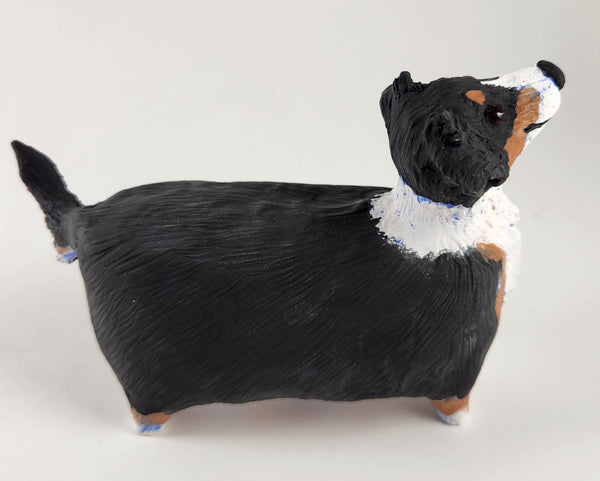 Trixie the Tricolor Dog - Artworks by Karen Fincannon