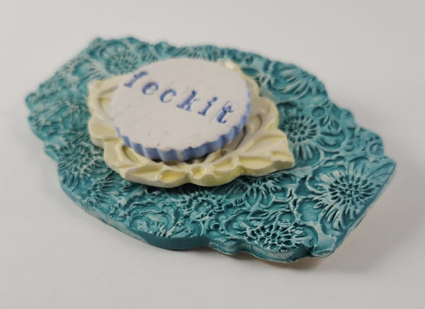 "Feckit" word plaque - Artworks by Karen Fincannon