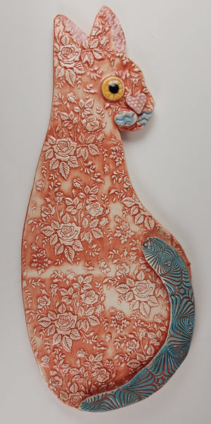 Flower Cat - Artworks by Karen Fincannon