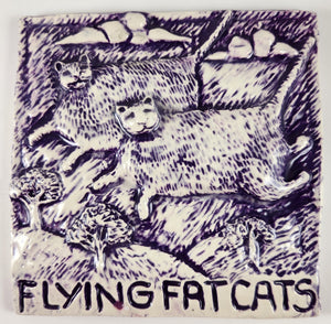Flying Fat Cats Tile