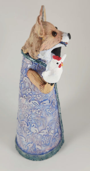 Who's Minding the Henhouse Fox Puppet