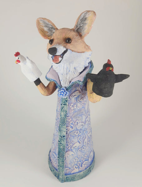 Who's Minding the Henhouse Fox Puppet
