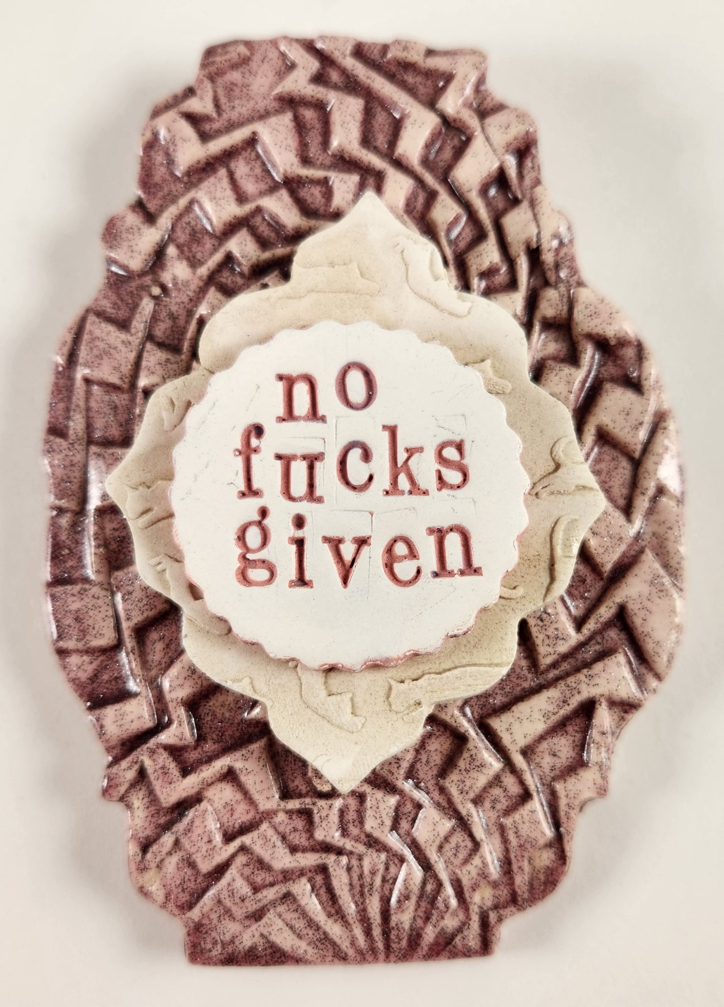 No Fucks Given Wall Plaque
