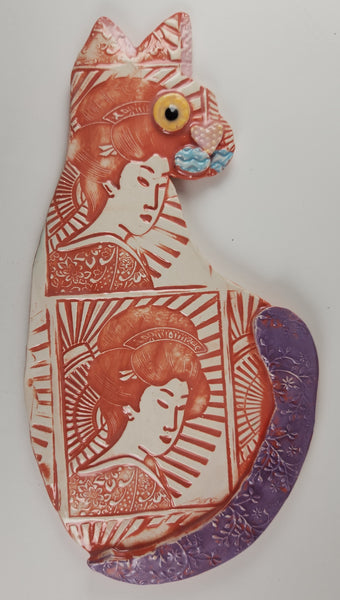 Geisha Cat - Artworks by Karen Fincannon