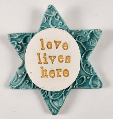 Love Lives Here Word Plaque