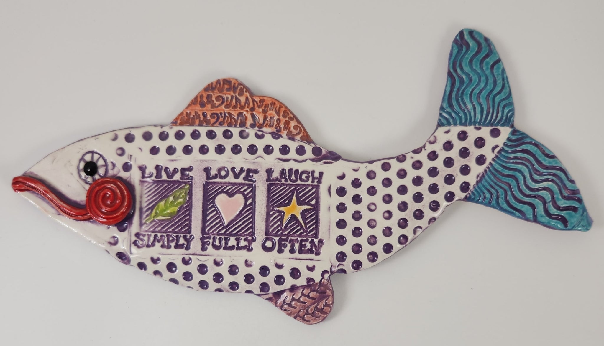 Live Love Laugh fish