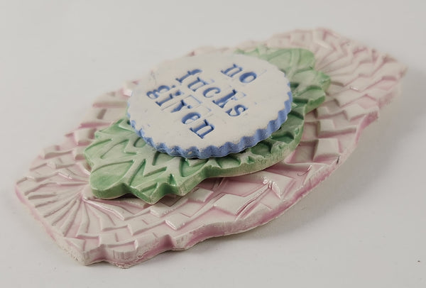 "No Fucks Given" word plaque - Artworks by Karen Fincannon