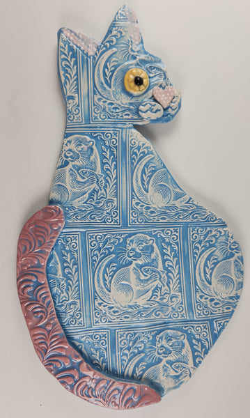 Otter Cat - Artworks by Karen Fincannon
