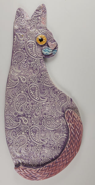 Paisley Cat - Artworks by Karen Fincannon