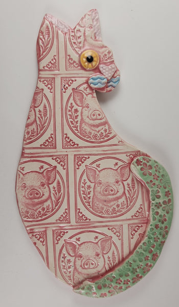 Pig Cat - Artworks by Karen Fincannon