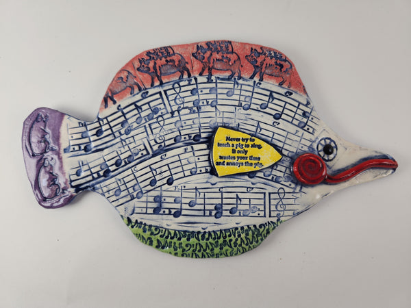 Never Teach a Pig to Sing - Artworks by Karen Fincannon