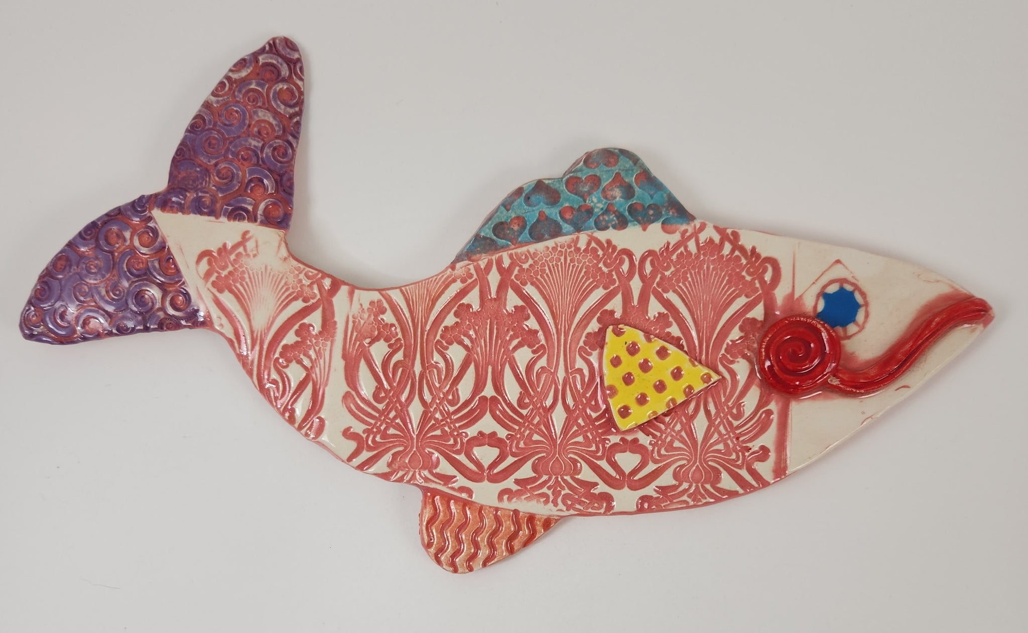 Pink designed fish