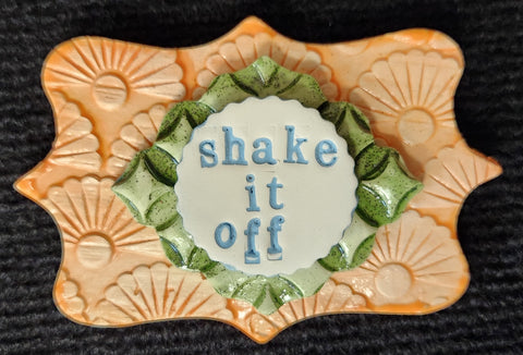 Shake It Off Word Plaque