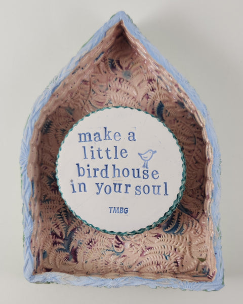 Make a Little Birdhouse in your Soul - Artworks by Karen Fincannon