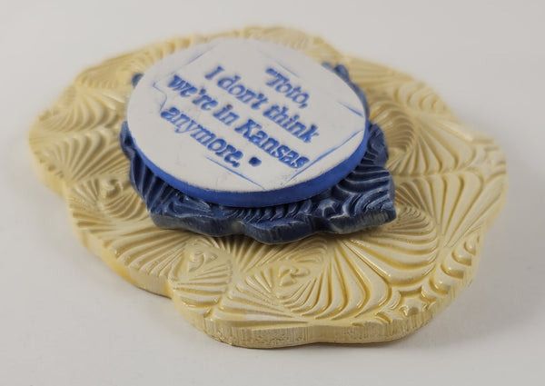"Toto, I don't think we're in Kansas anymore" word plaque - Artworks by Karen Fincannon