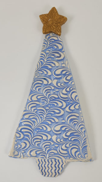 Blue Design Christmas Tree