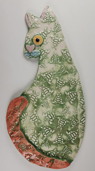 Sea Turtle Cat - Artworks by Karen Fincannon