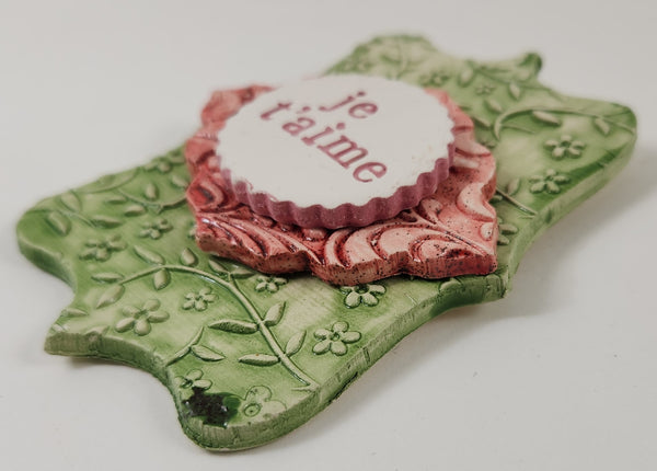 Je T'aime Word Plaque