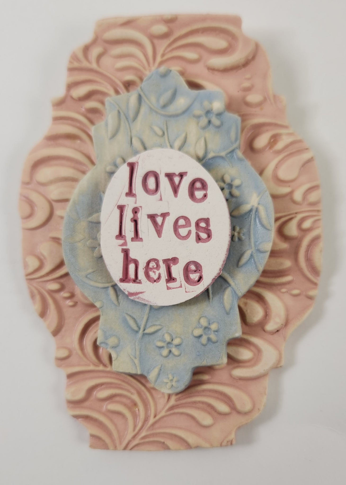 Love Lives Here Word Plaque