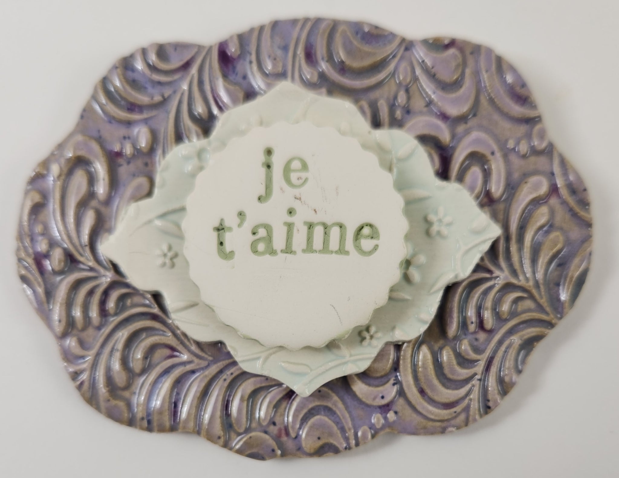 Je T'aime Word Plaque