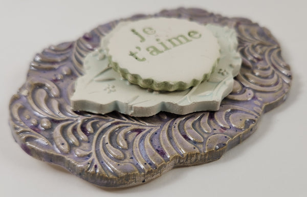 Je T'aime Word Plaque