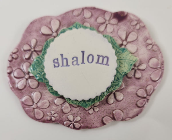 Shalom Word Plaque
