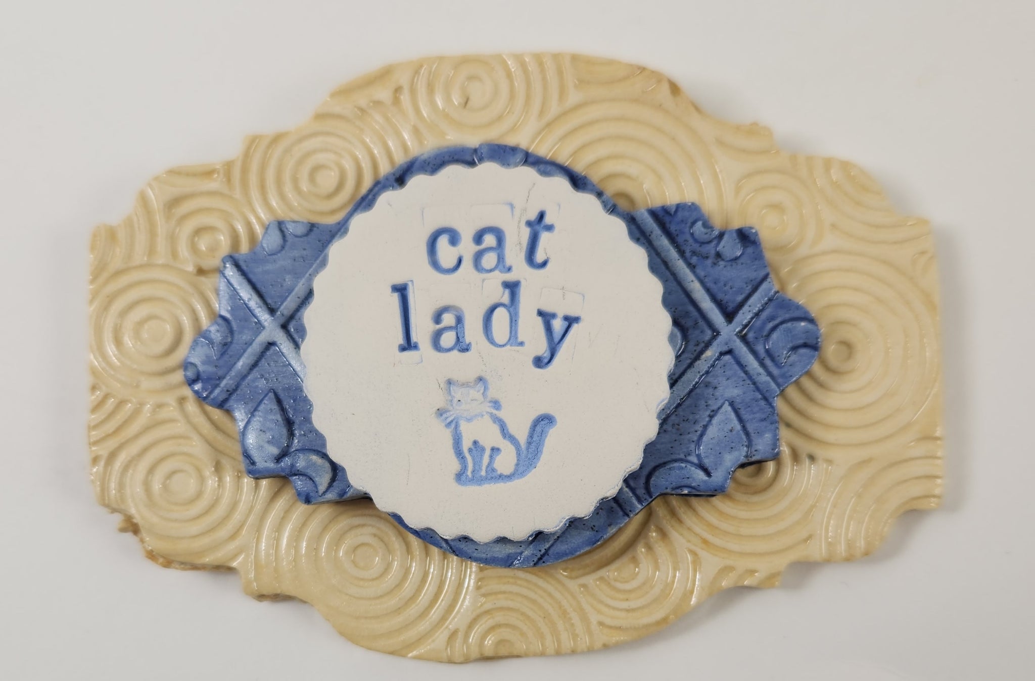 Cat Lady Word Plaque