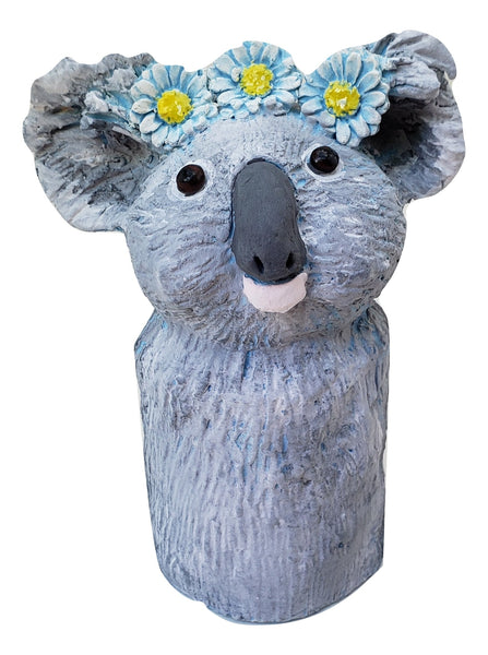 Koala Bear with Daisy Chain - Artworks by Karen Fincannon