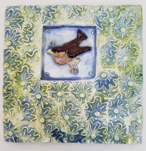 Bird 4x4 Ceramic Tile - Artworks by Karen Fincannon