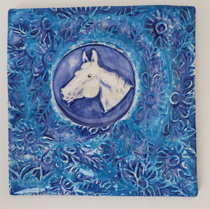 Horse 4x4 Ceramic Tile - Artworks by Karen Fincannon
