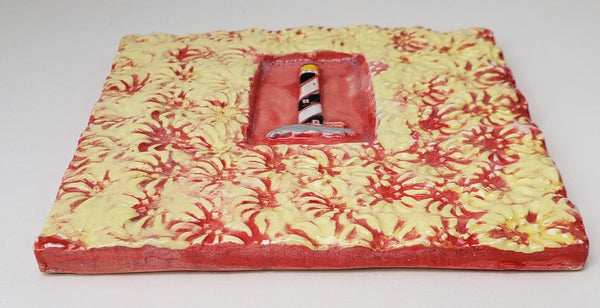 Lighthouse 4x4 Ceramic Tile - Artworks by Karen Fincannon