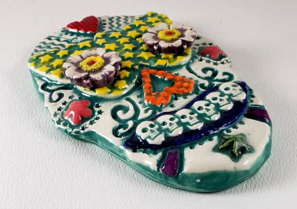 Day of the Dead Skull - Artworks by Karen Fincannon