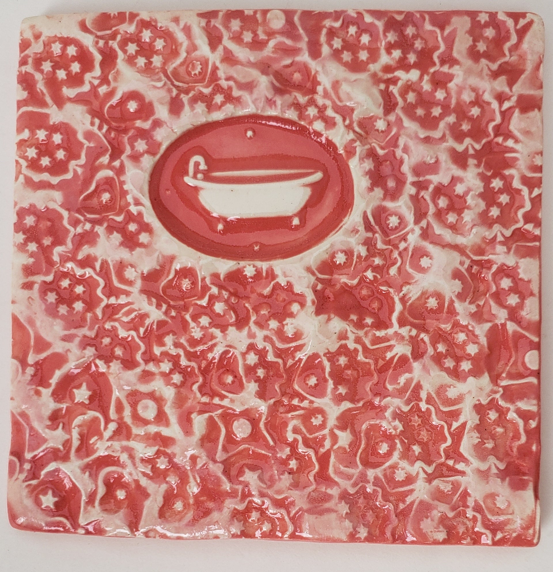 Bathtub 4x4 Ceramic Tile - Artworks by Karen Fincannon