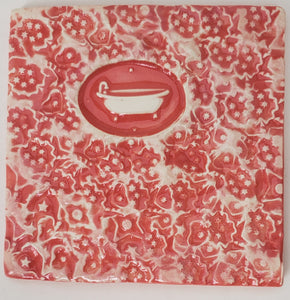 Bathtub 4x4 Ceramic Tile - Artworks by Karen Fincannon