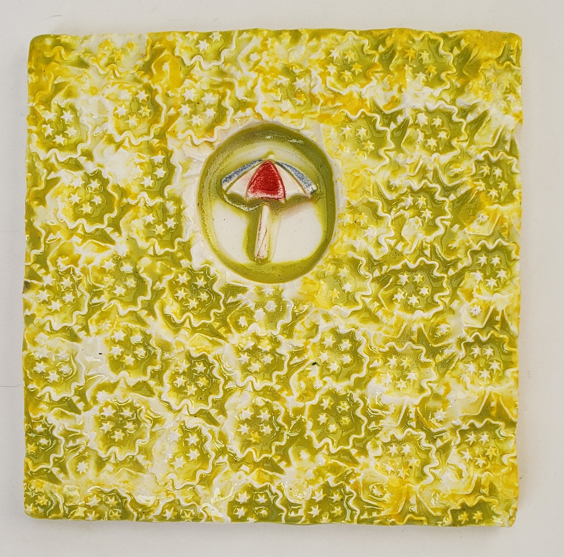 Umbrella 4x4 Ceramic Tile - Artworks by Karen Fincannon