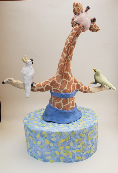Balancing Act Vintage Swimmer - Artworks by Karen Fincannon