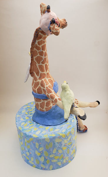 Balancing Act Vintage Swimmer - Artworks by Karen Fincannon