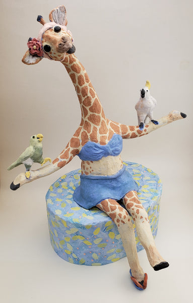 Balancing Act Vintage Swimmer - Artworks by Karen Fincannon